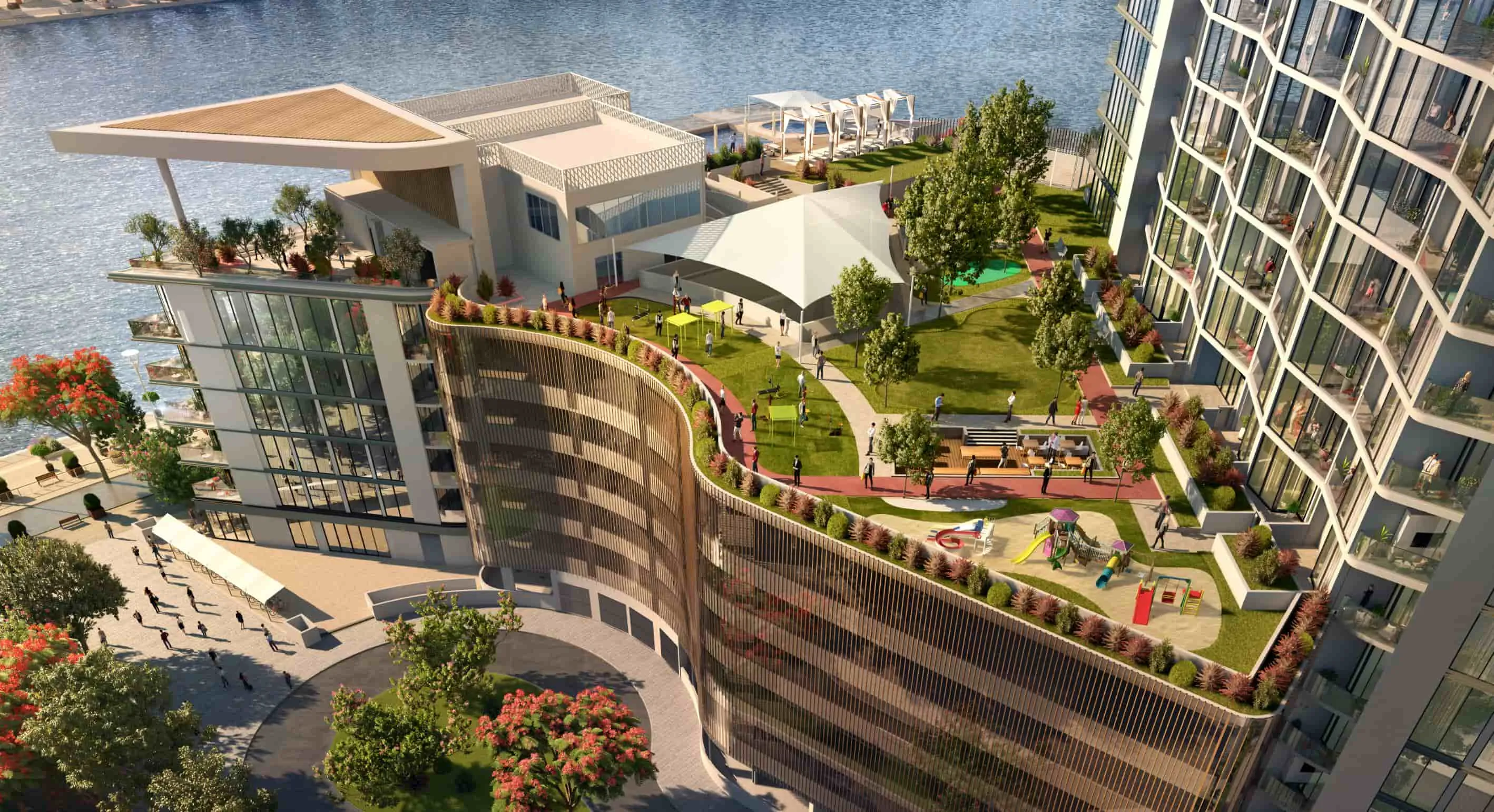 Sobha Sanctuary Dubai luxury villas exterior