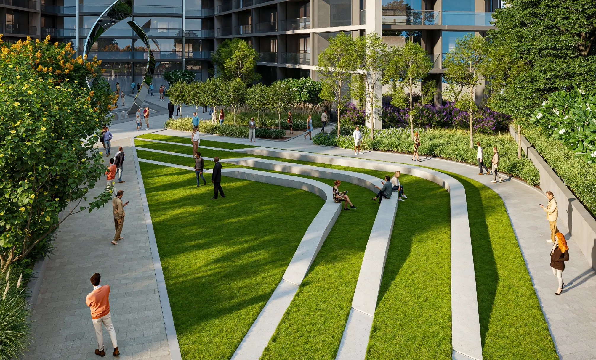 Sobha Realty Dubai master plan landscaped community